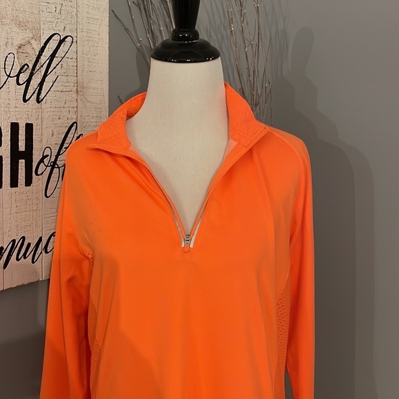 Slazenger bright orange pull over jacket - Picture 2 of 6